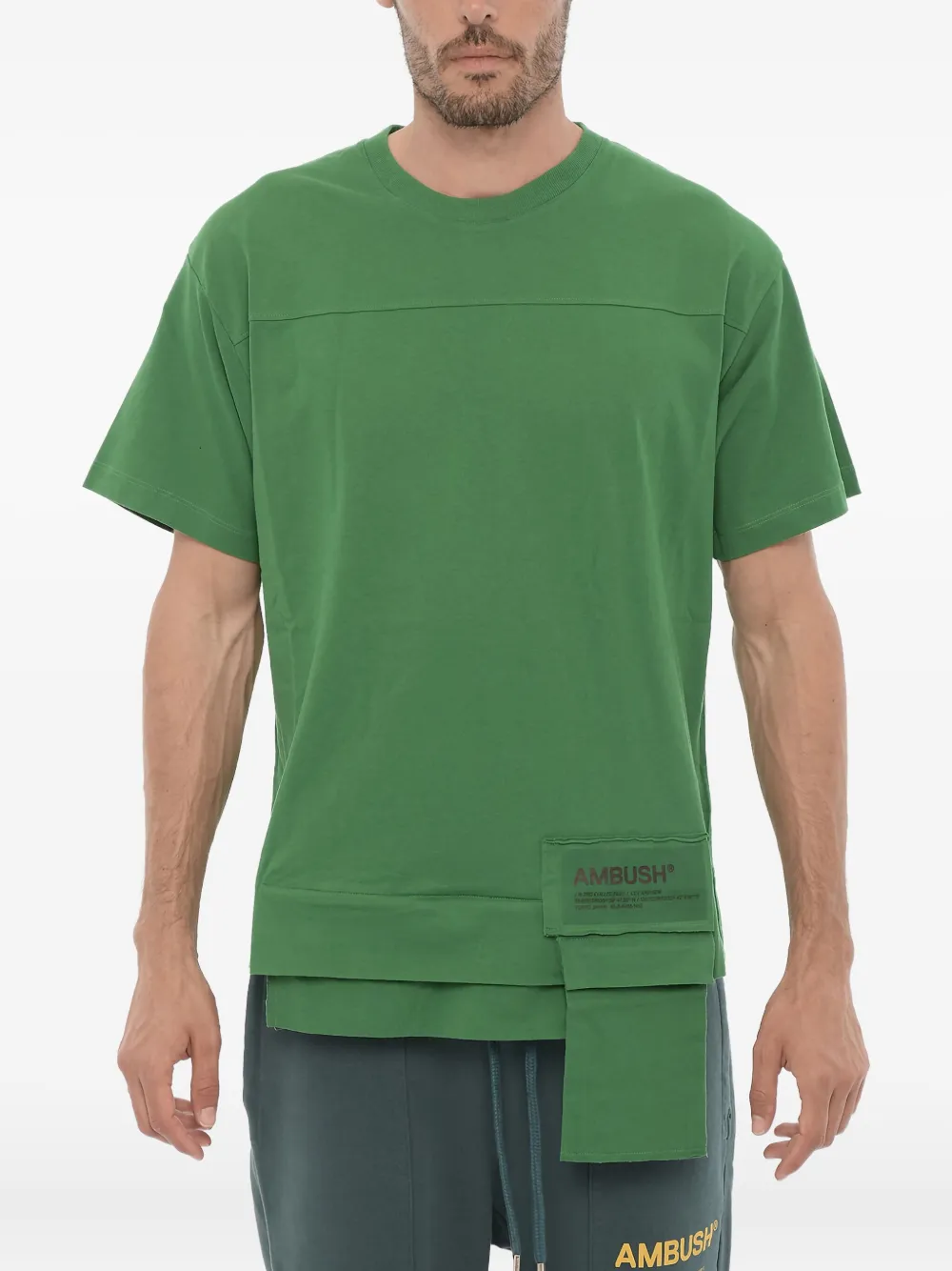AMBUSH ロゴパッチ Tシャツ | グリーン | Image 1