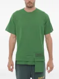 AMBUSH logo-patch waist-pocket T-shirt - Green
