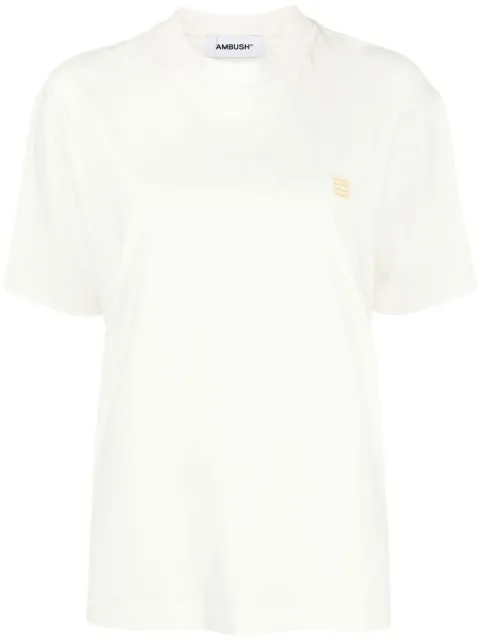 AMBUSH chest logo-patch detail T-shirt