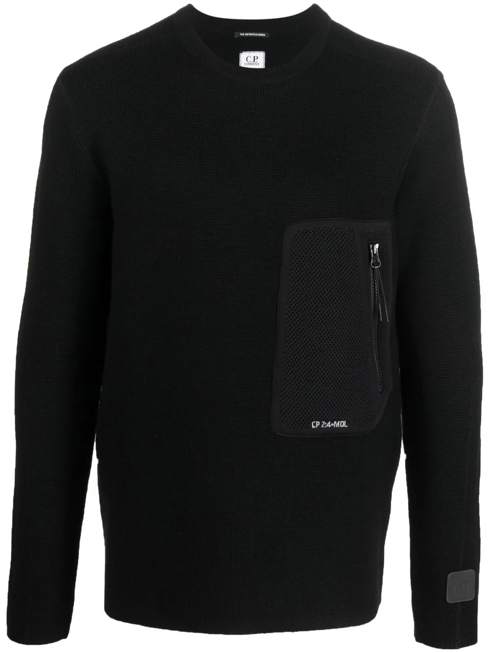 

C.P. Company suéter con cuello redondo - Negro