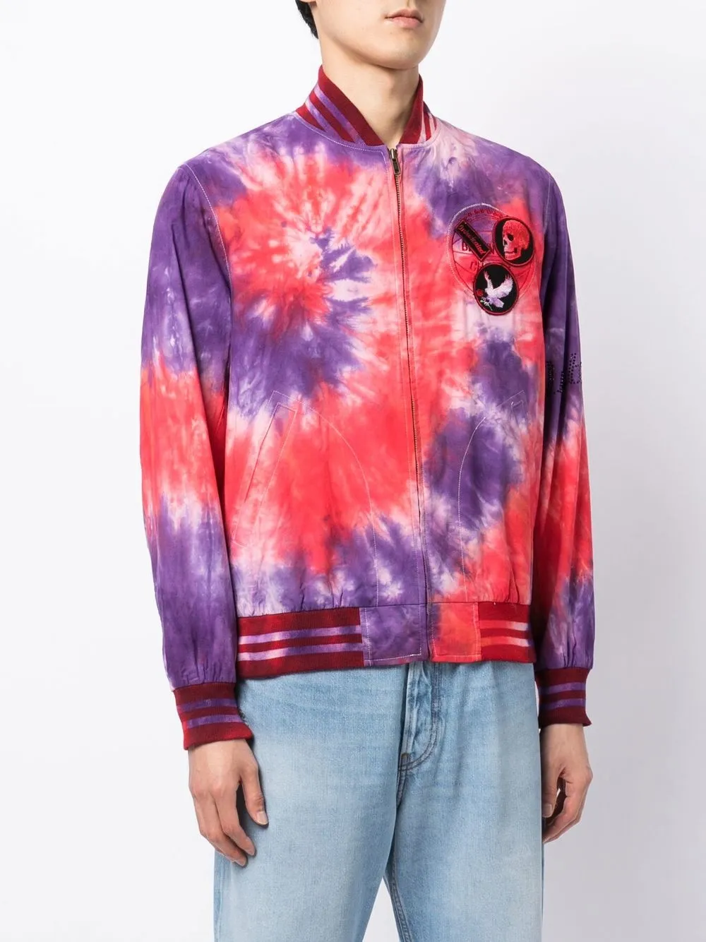 Stain Shade tiedye Bomber Jacket Farfetch