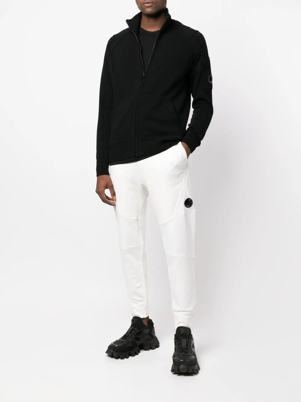 C.P. Company Vest met rits - Zwart