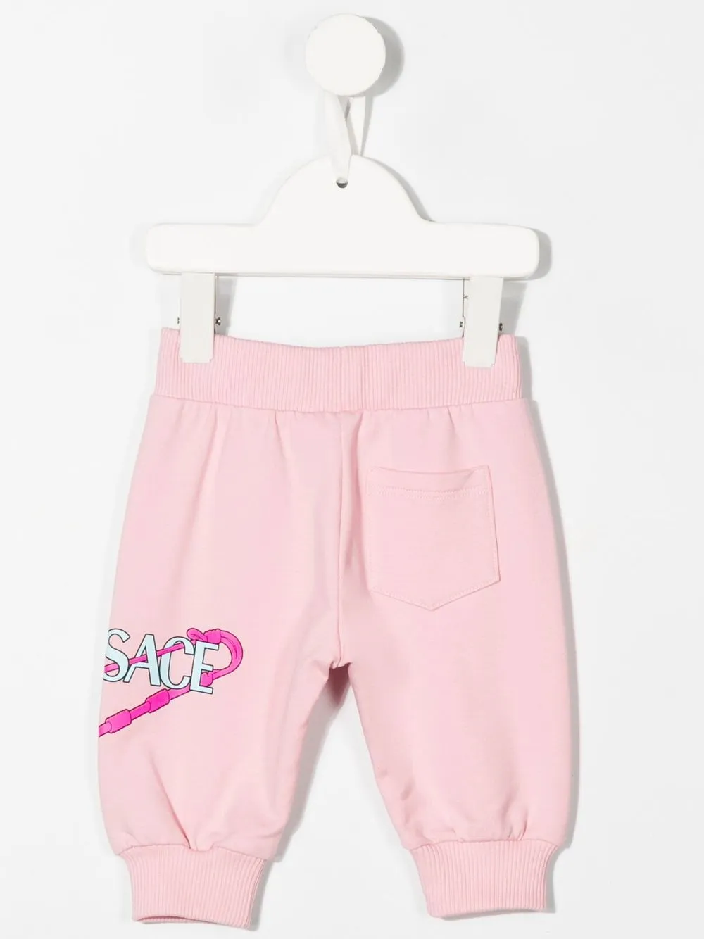 Versace Kids Trainingsbroek met logoprint - Roze