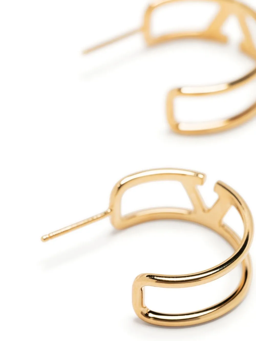Valentino Garavani Vlogo Hoop Earrings Farfetch