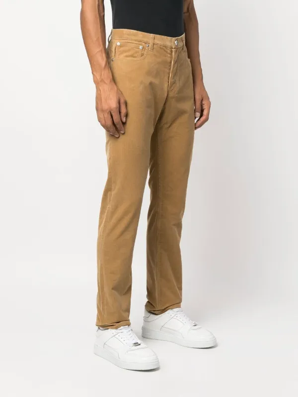 Chino a vita media Farfetch Abbigliamento Pantaloni e jeans Pantaloni Pantaloni chinos Marrone 
