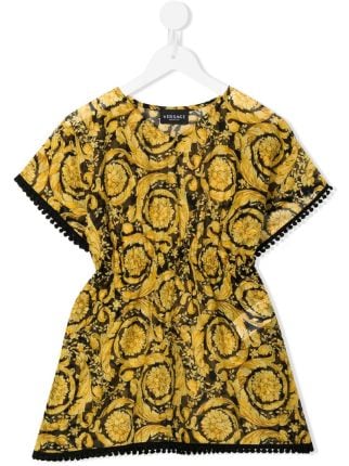 Versace Kids Saída De Praia Barocco - Farfetch