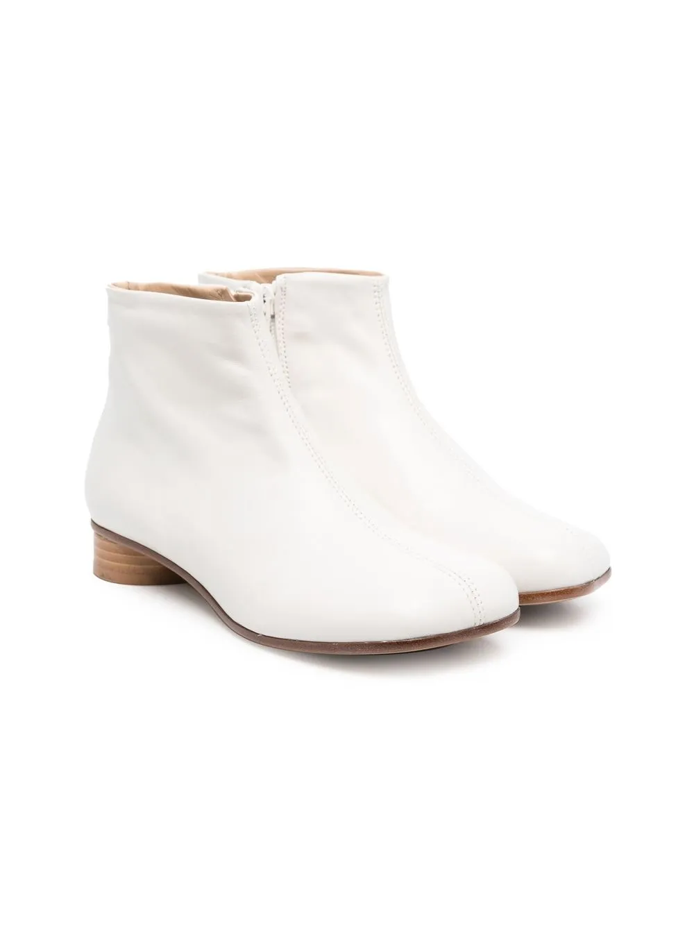 

MM6 Maison Margiela Kids botas chelsea Tabi - Blanco