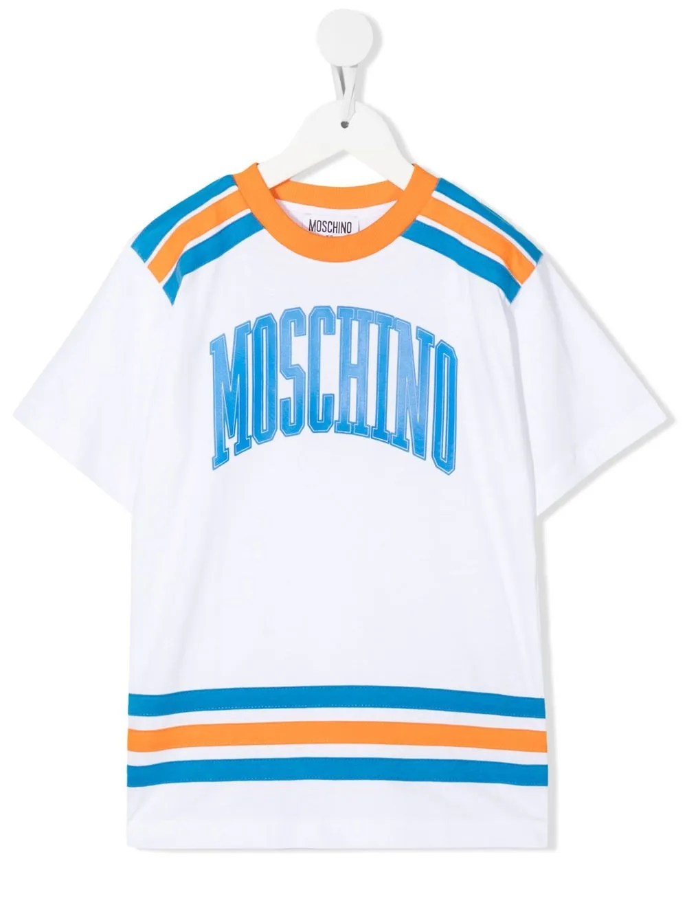 

Moschino Kids suéter deportivo con logo - Blanco