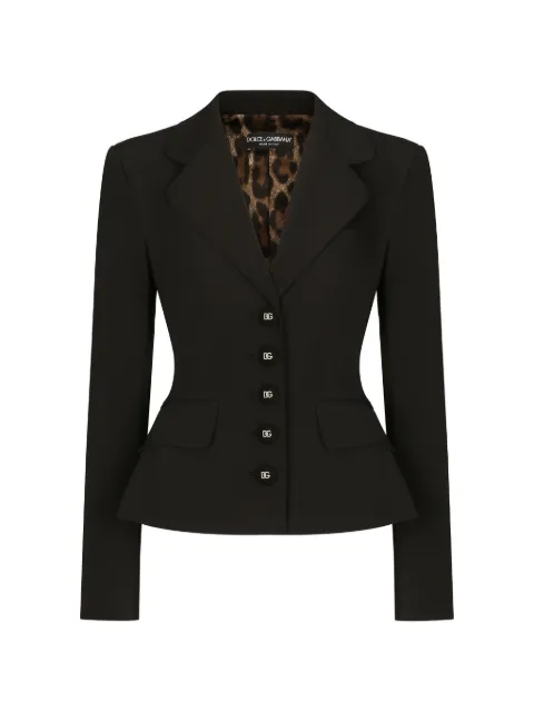 Dolce & Gabbana Blazer mit Logo-Schild