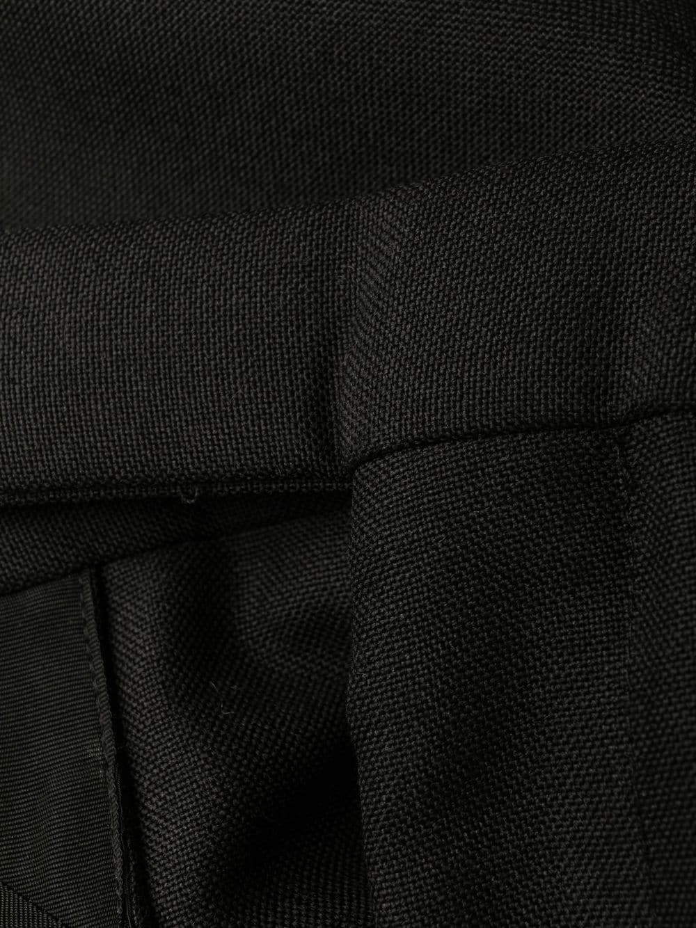 Shop Maison Margiela High-waisted Straight-leg Trousers In Black