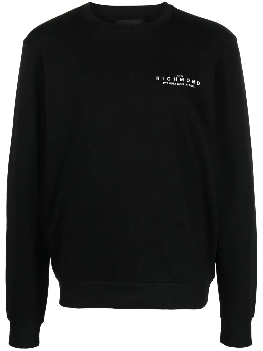 

John Richmond logo-print crewneck sweatshirt - Black