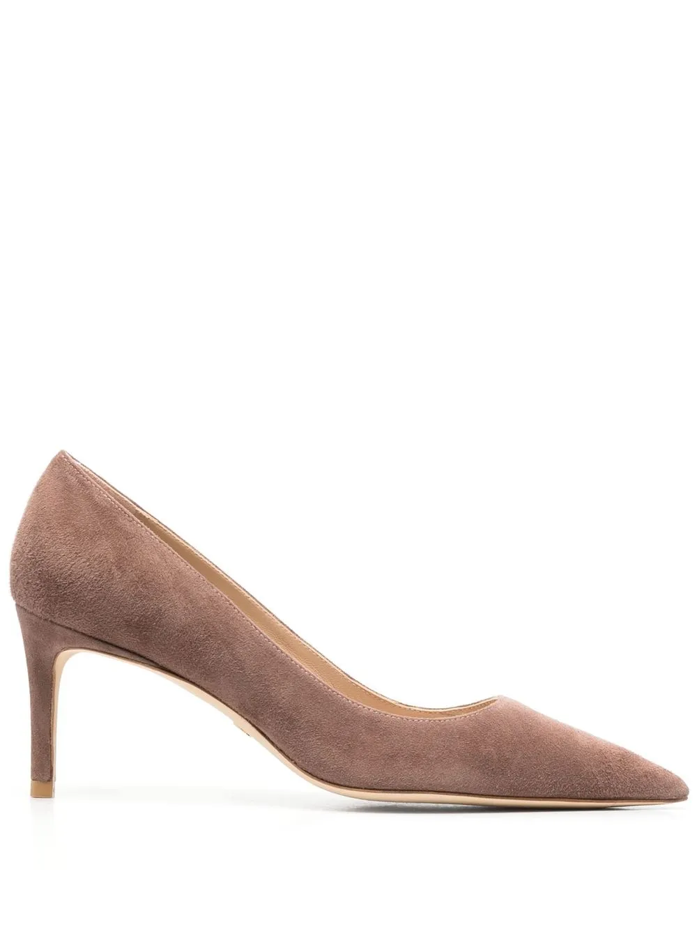 

Stuart Weitzman 75mm calf-suede pumps - Neutrals