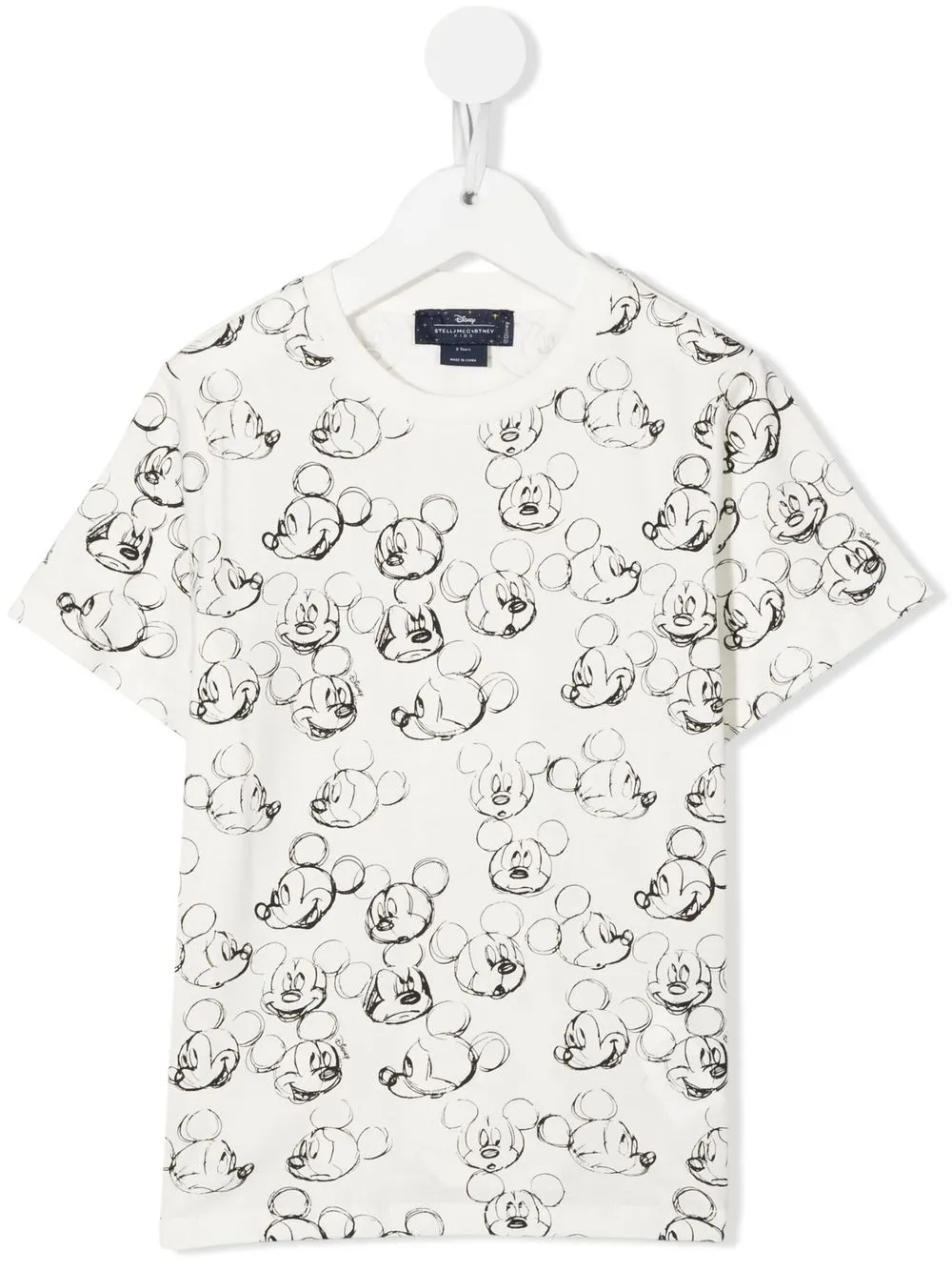 

Stella McCartney Kids playera con estampado de Mickey Mouse - Blanco