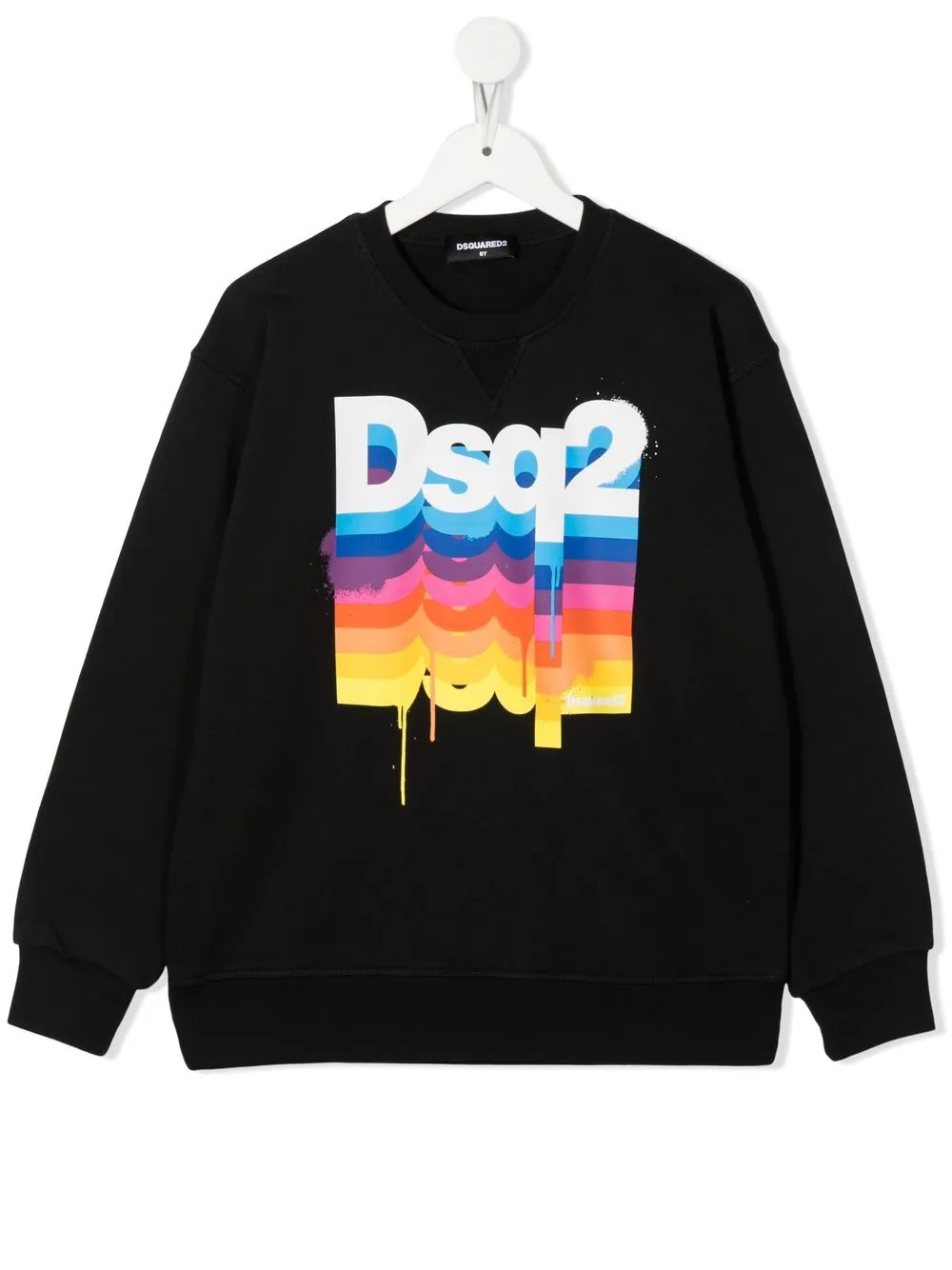 

Dsquared2 Kids sudadera con logo estampado - Negro