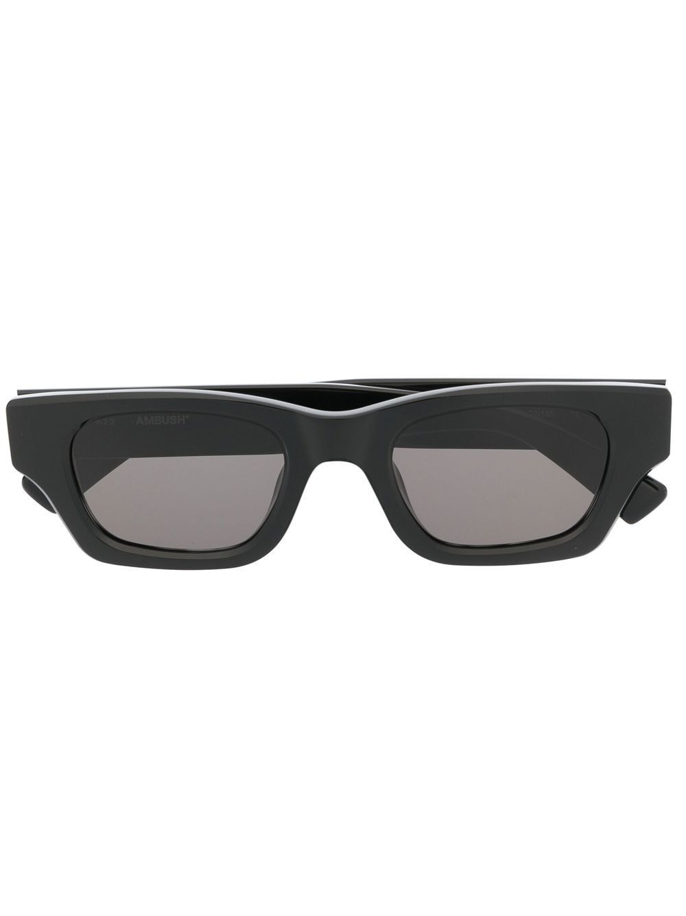 

AMBUSH lentes de sol Ray con armazón rectangular - Black Dark Grey