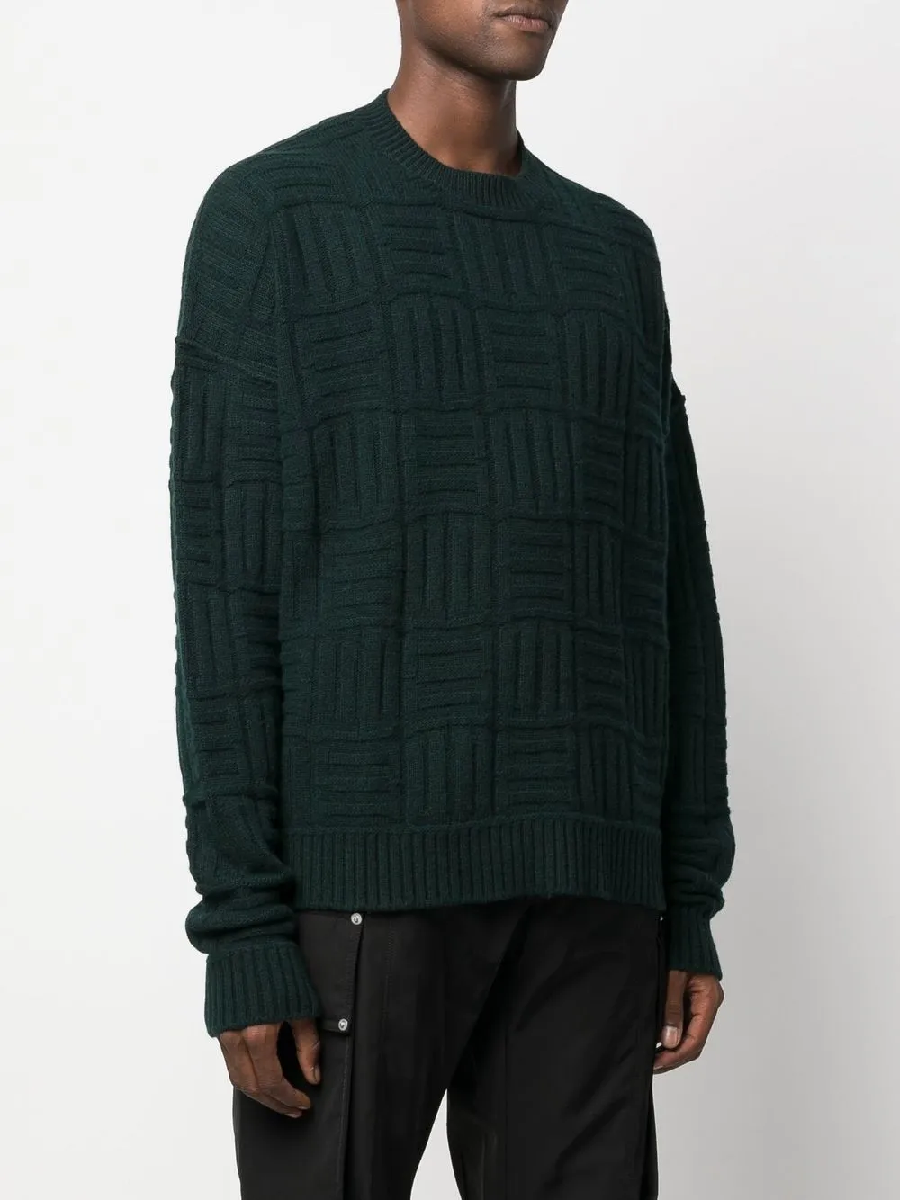  Ambush Pullover Mit Monogrammmuster   Grün 