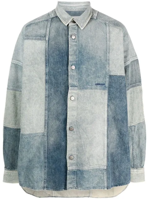 AMBUSH patchwork denim shirt