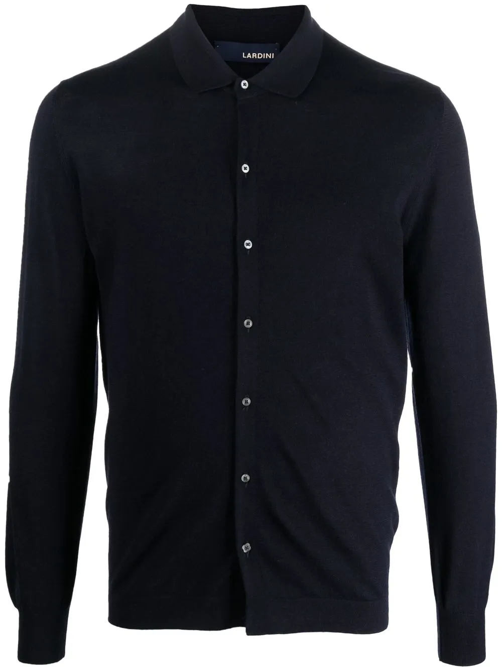 

Lardini long-sleeve wool shirt - Blue
