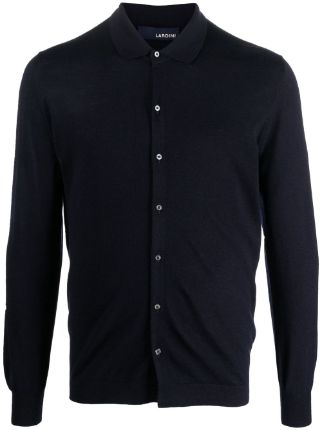 Lardini long-sleeve Wool Shirt - Farfetch