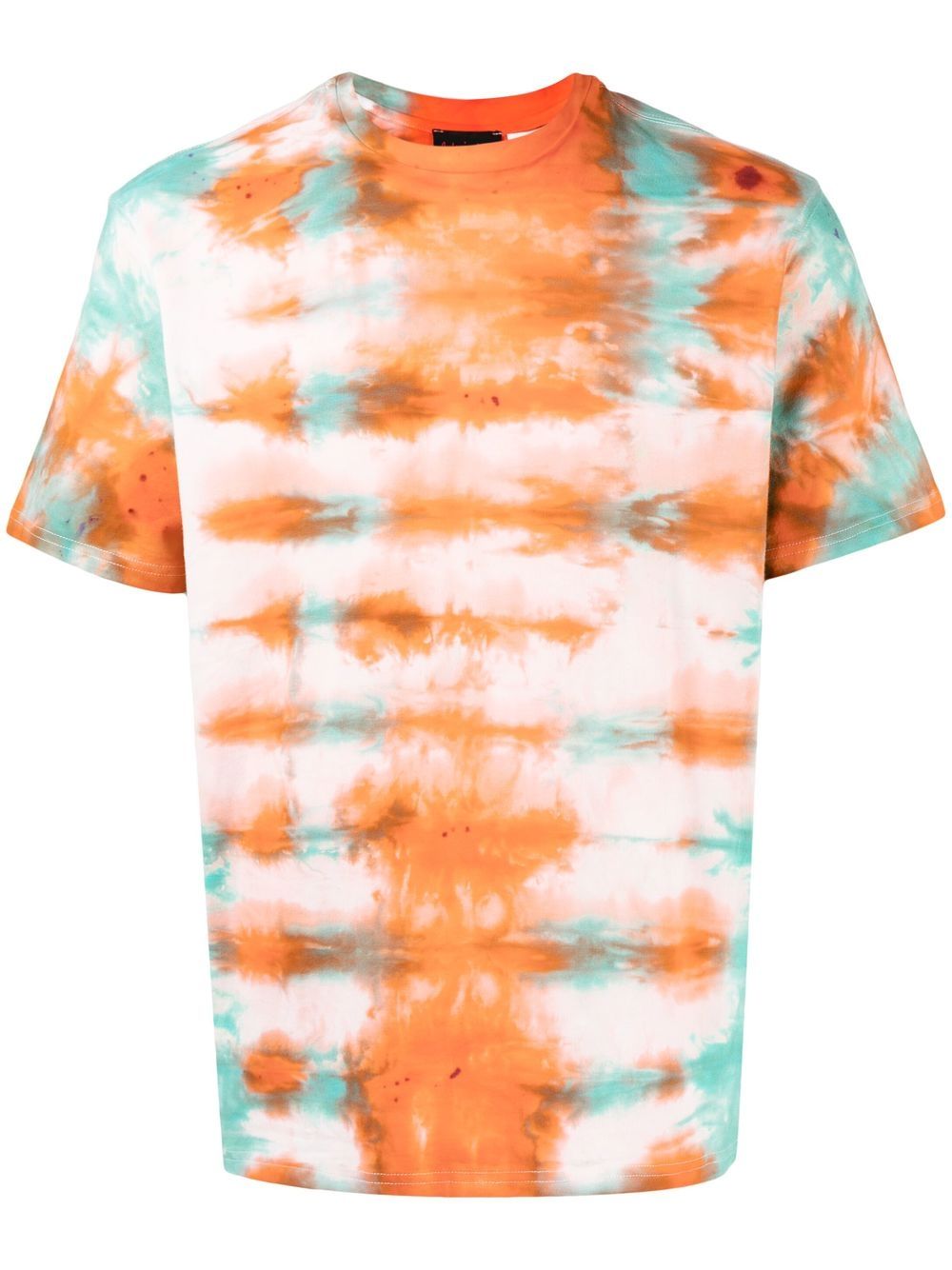 

Stain Shade playera manga corta con estampado tie-dye - Verde