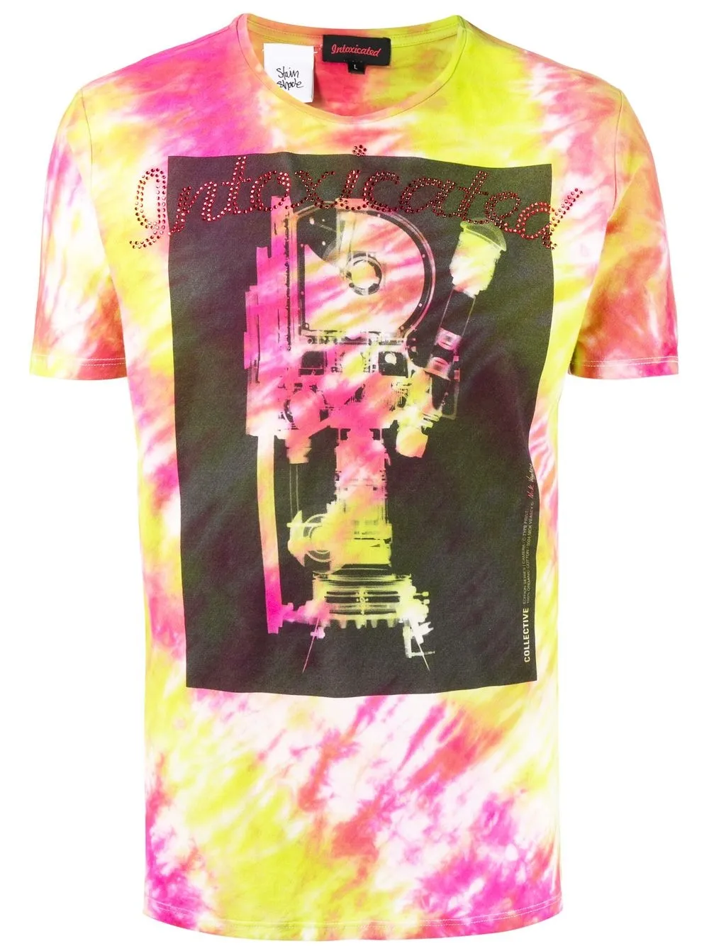 

Stain Shade playera con logo tie-dye - Multicolor