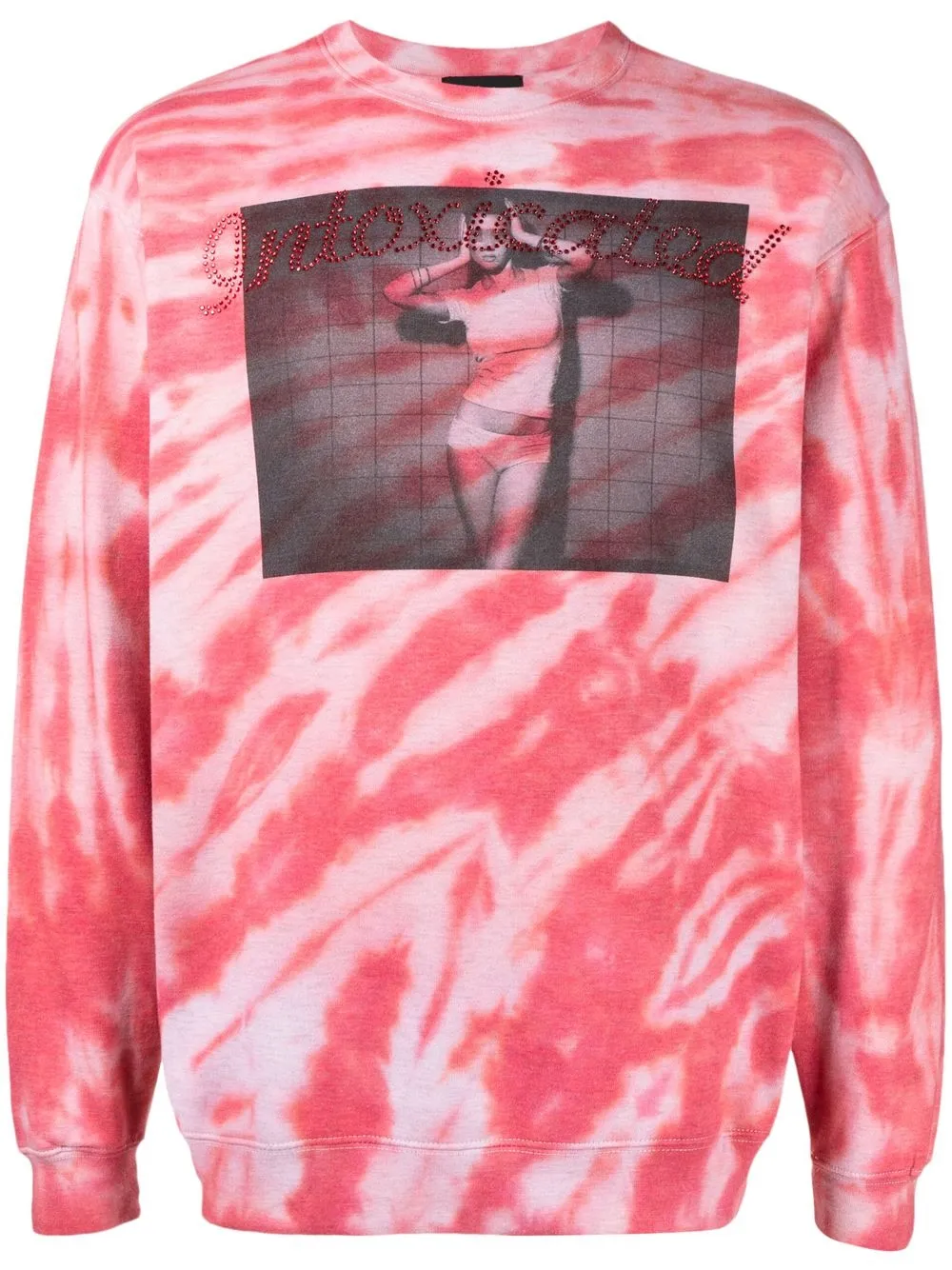 

Stain Shade sudadera con estampado gráfico - Rosado