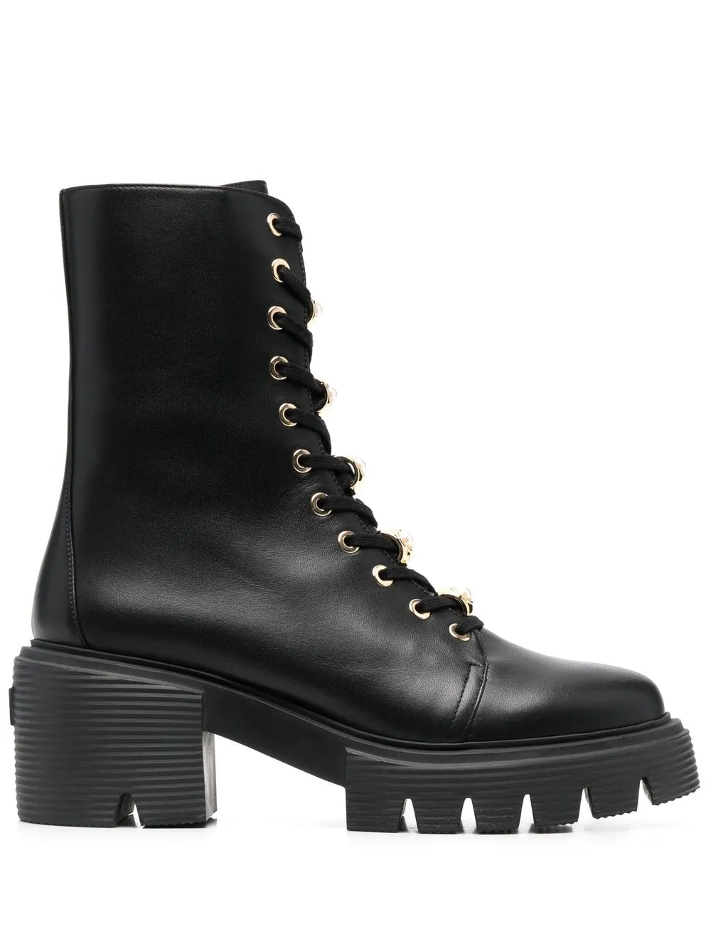 

Stuart Weitzman botas Soho con perlas artificiales - Negro