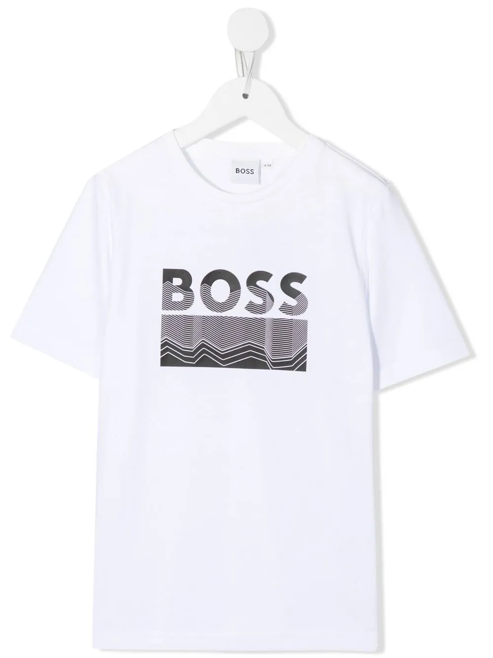 

BOSS Kidswear playera con logo estampado - Blanco