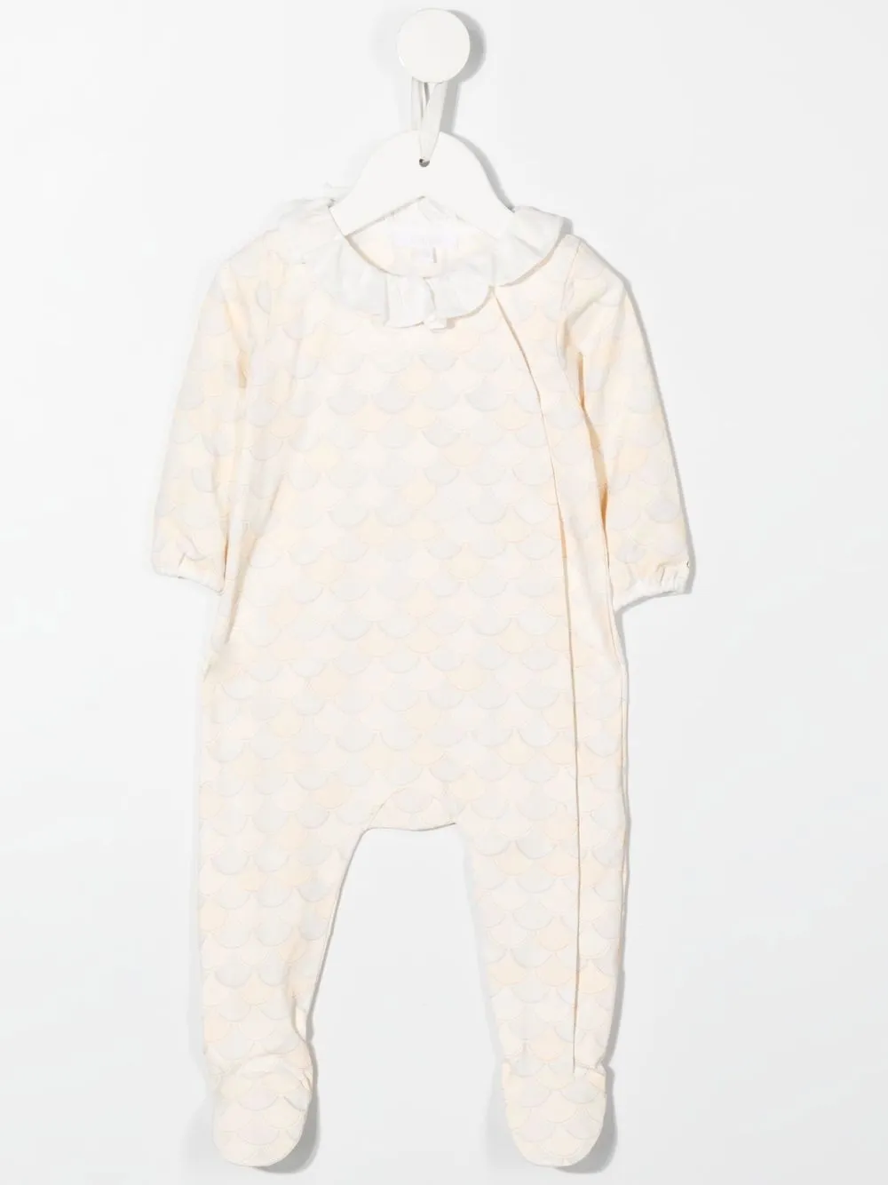 

Chloé Kids set de mameluco con volantes - Neutro