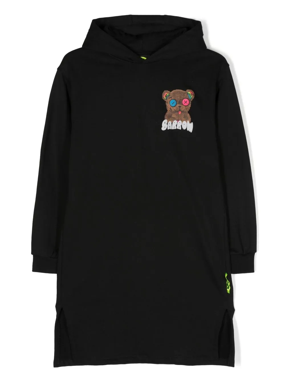 

Barrow kids vestido estilo suéter con capucha - Negro