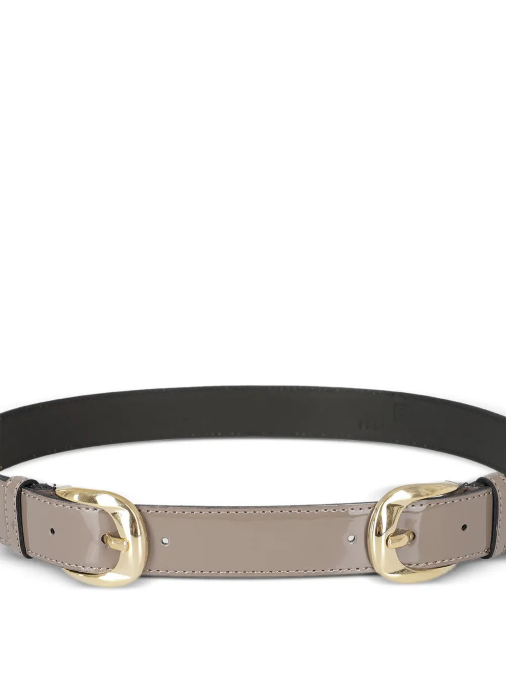Federica Tosi Leren riem - Beige