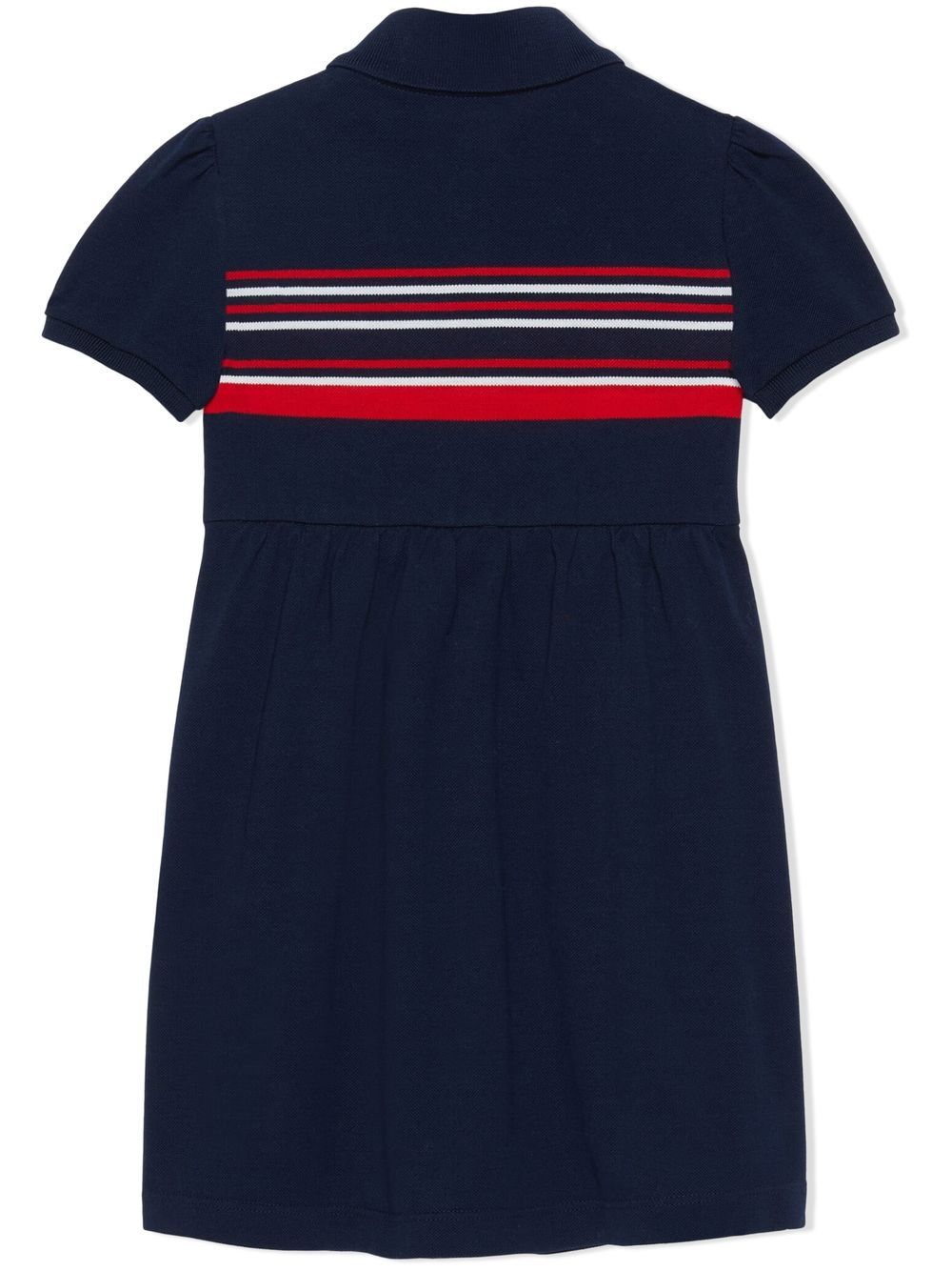 Gucci Kids Polojurk met geborduurd logo - Blauw