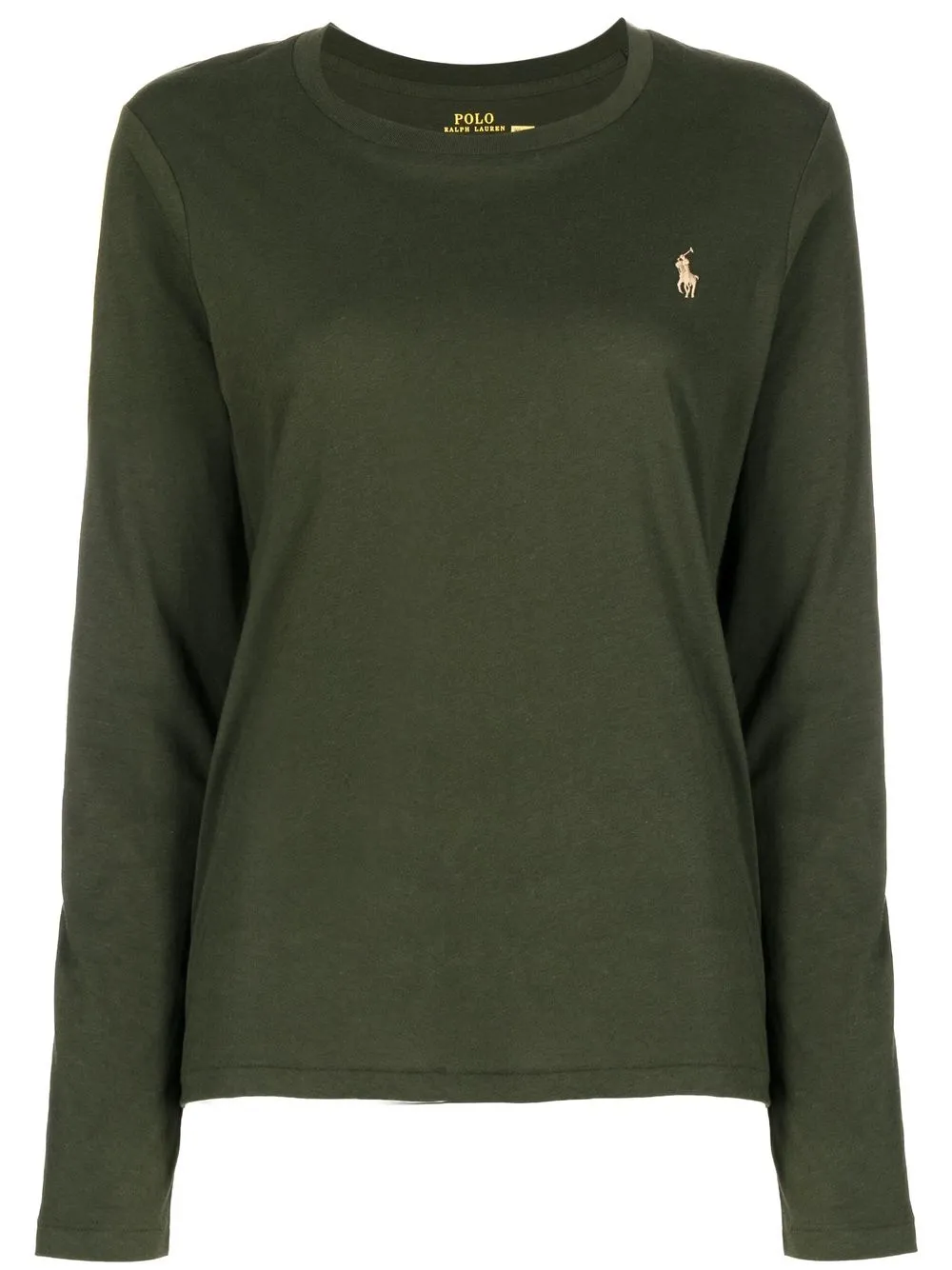 

Polo Ralph Lauren embroidered-logo long-sleeved T-shirt - Green