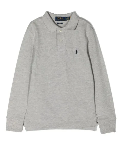 POLO RALPH LAUREN KIDS Polo Pony long-sleeve polo shirt