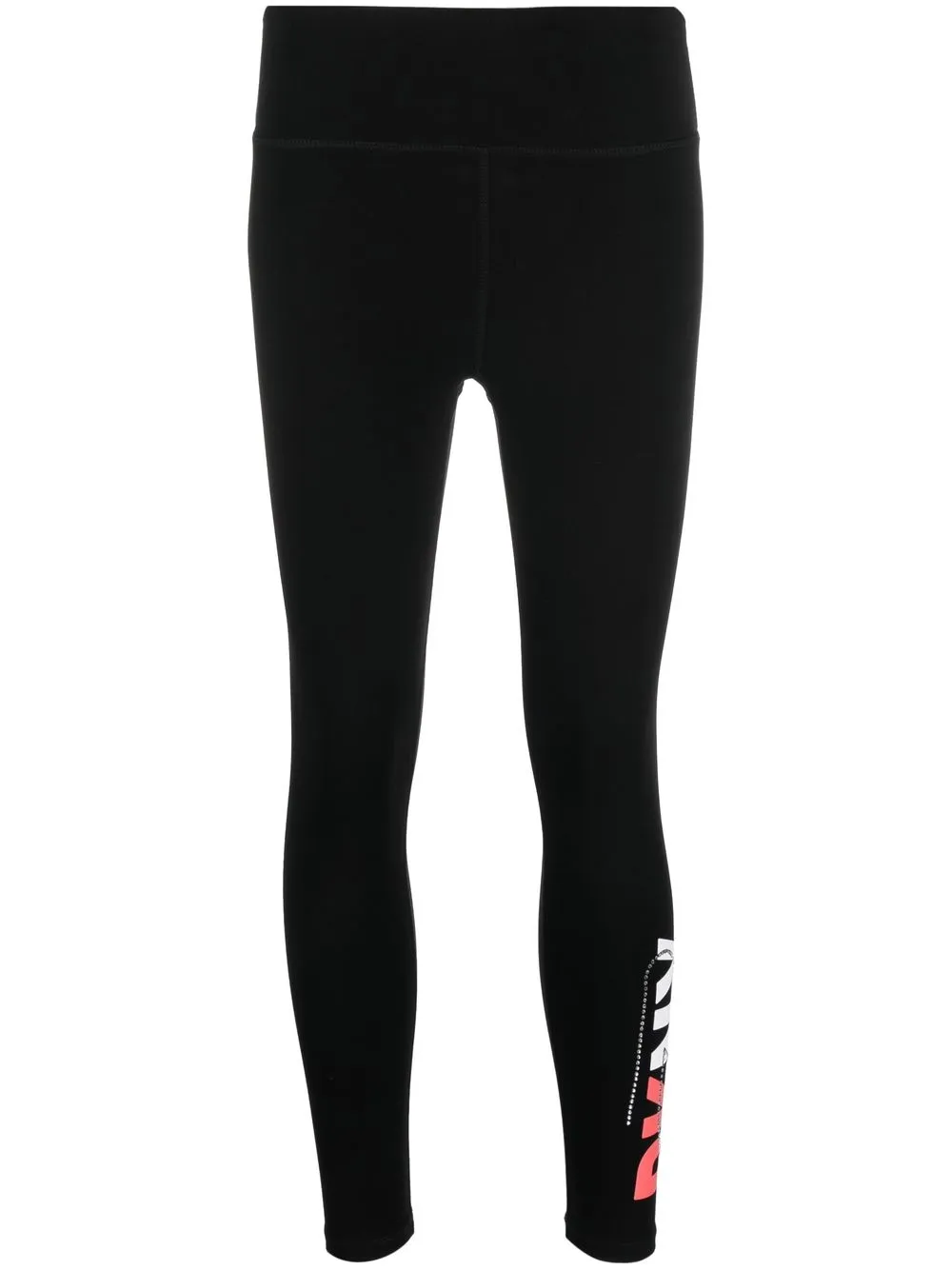 

DKNY leggins ajustados con logo - Negro