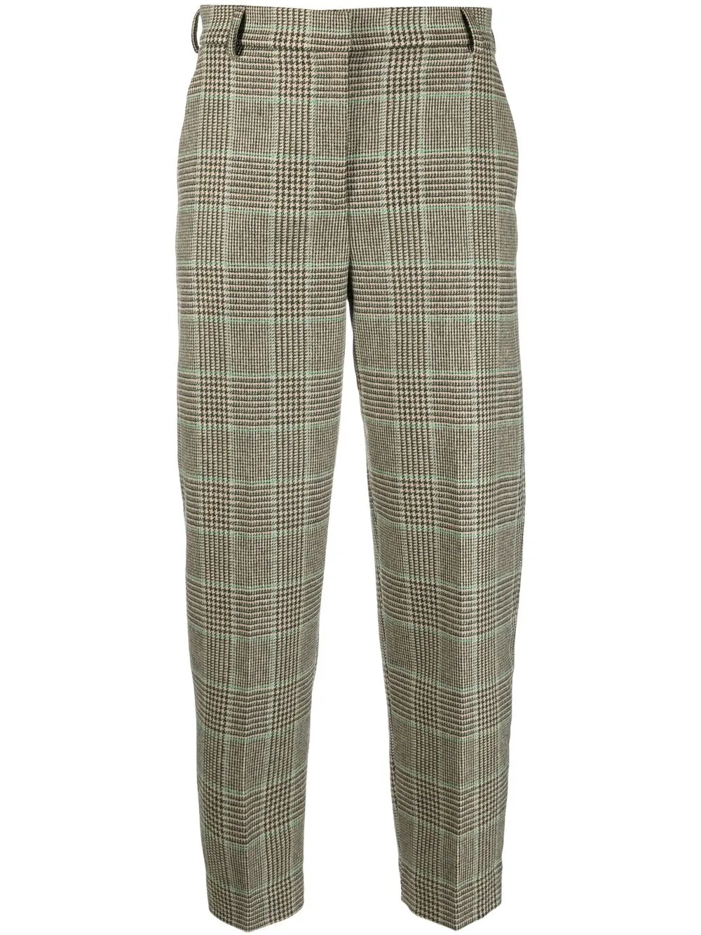 

Antonelli plaid-check cropped trousers - Neutrals