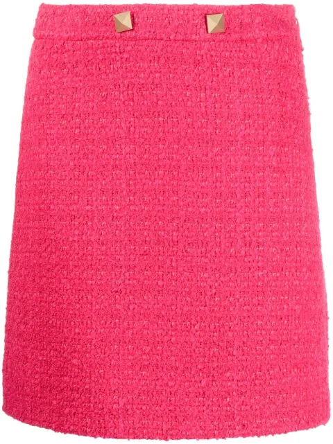Valentino Garavani falda corta de tweed