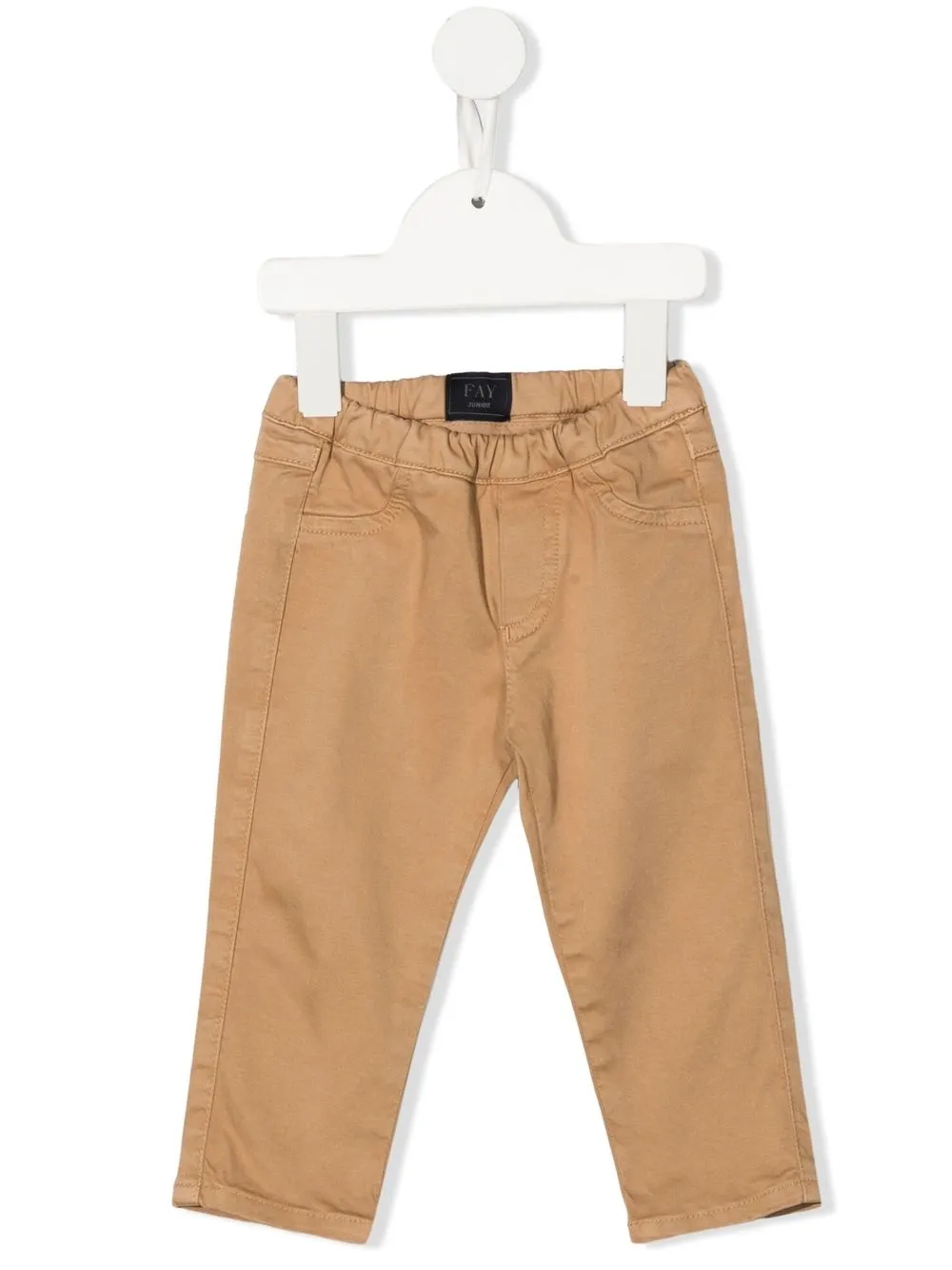 

Fay Kids pantalones chinos rectos - Marrón