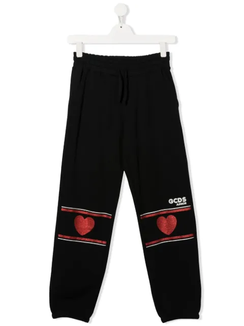 Gcds Kids pantalones de chándal con logo estampado 