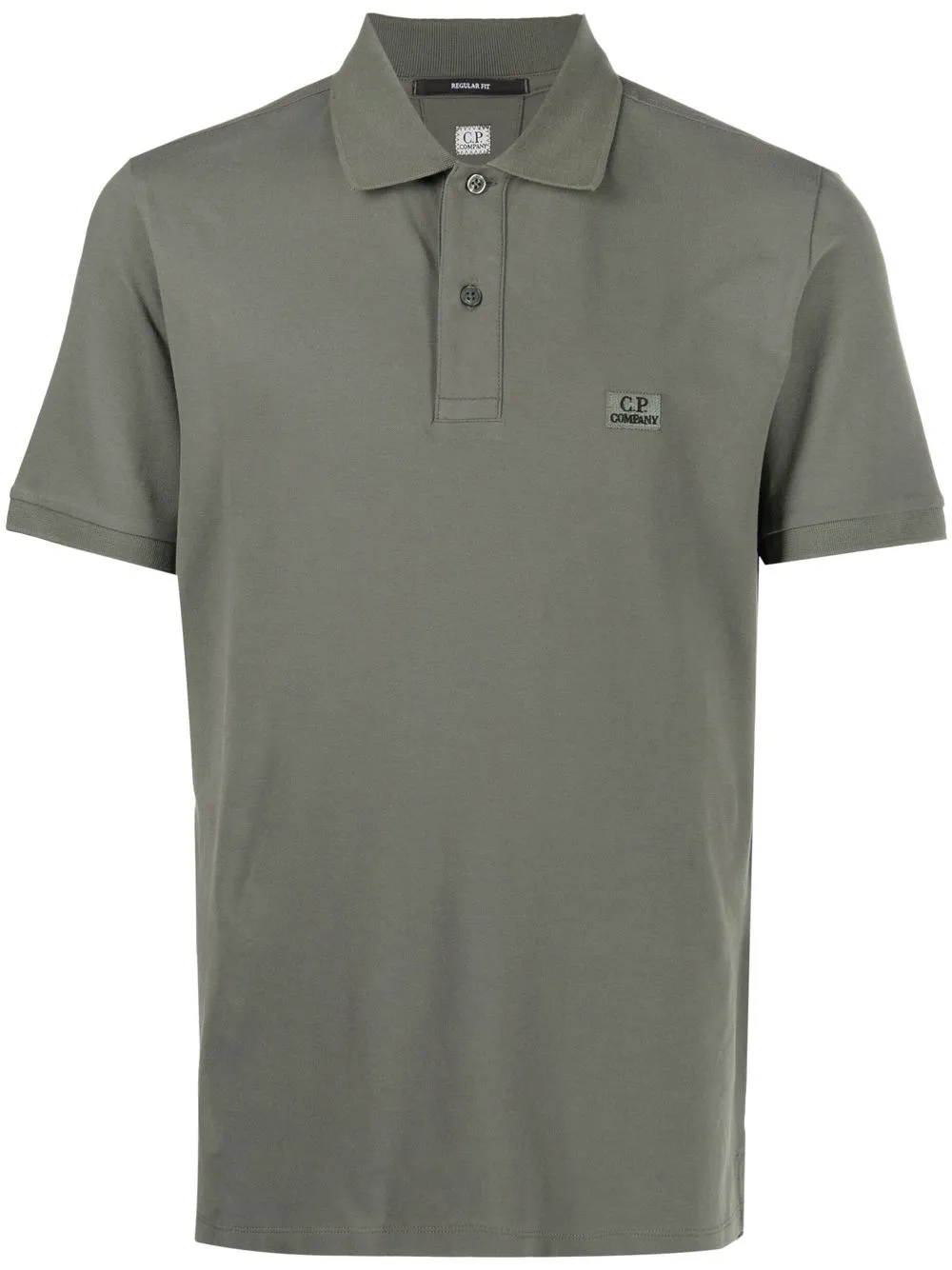 

C.P. Company playera tipo polo con parche del logo - Verde