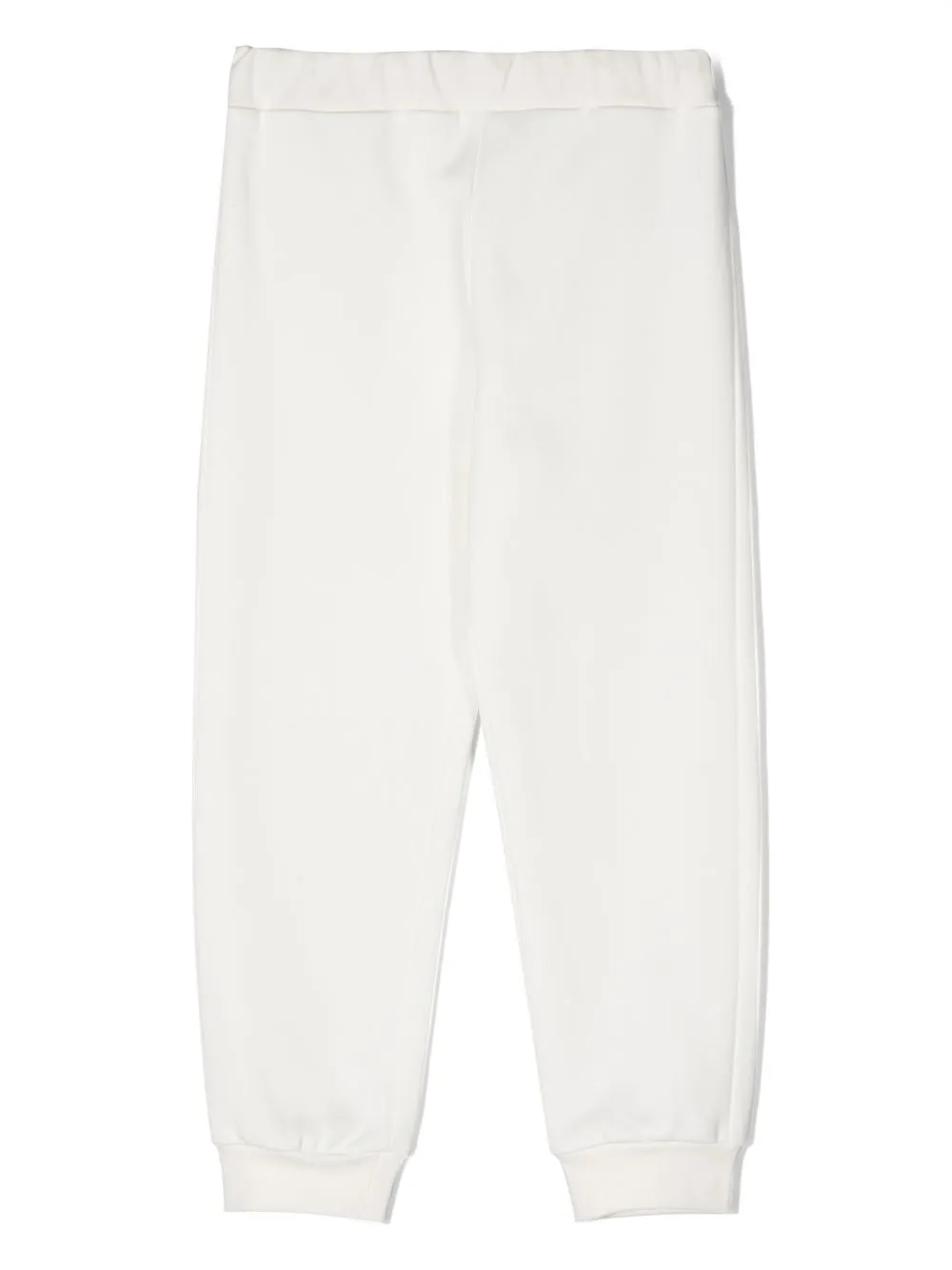 

PUCCI Junior pants con parche del logo - Blanco