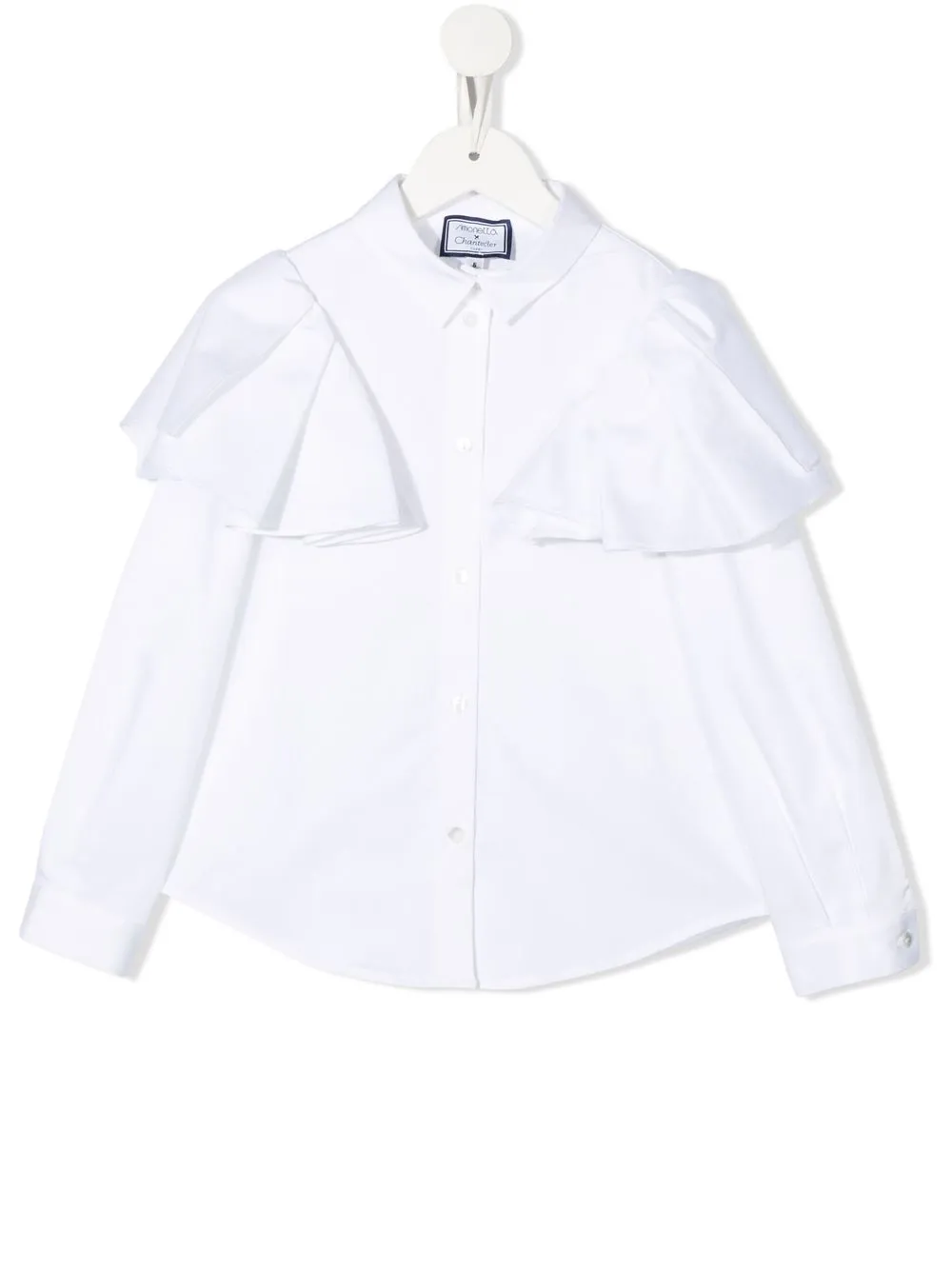 

Simonetta ruffle-detail blouse - White