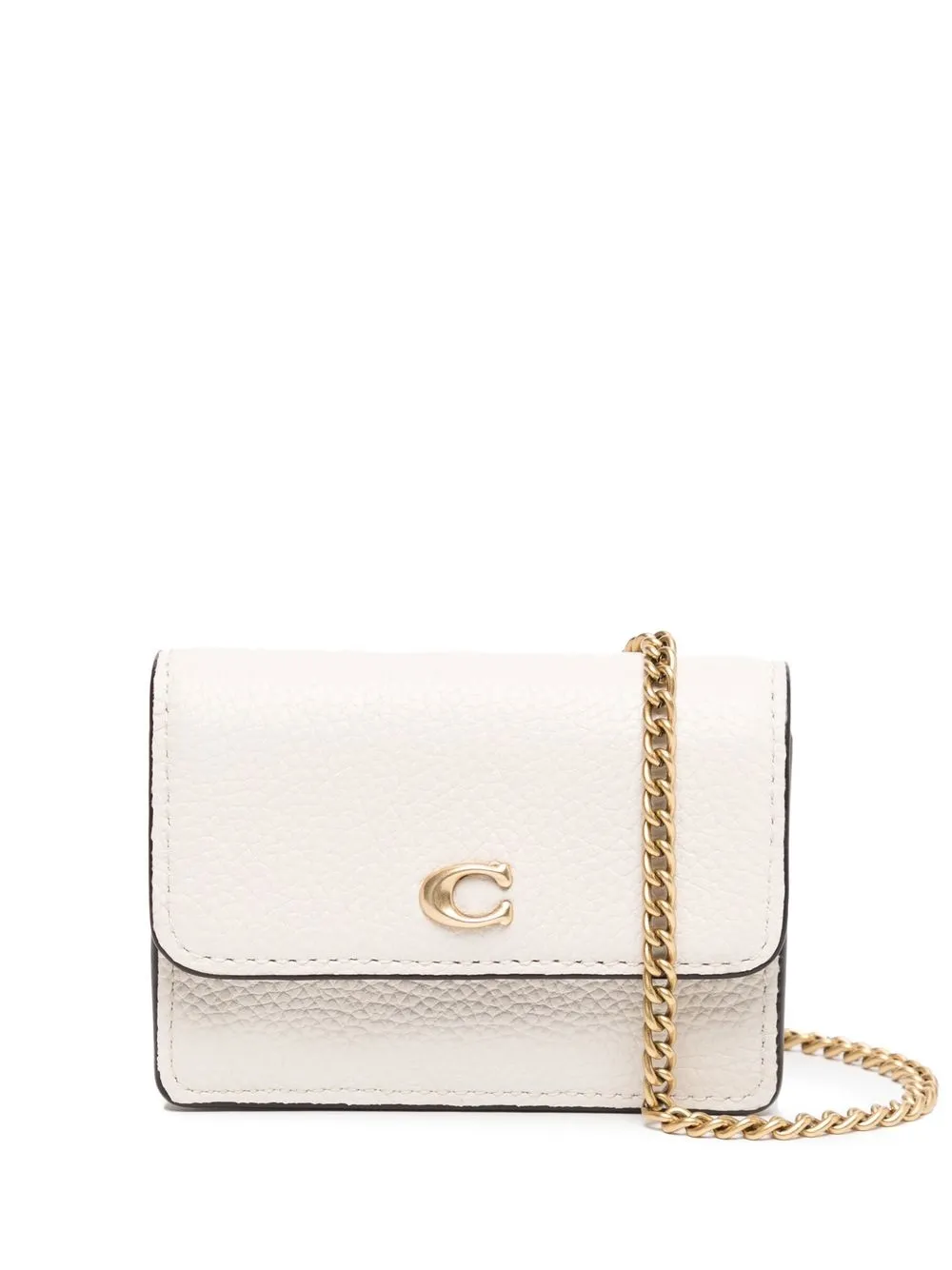 

Coach Hayden cross body leather wallet - White