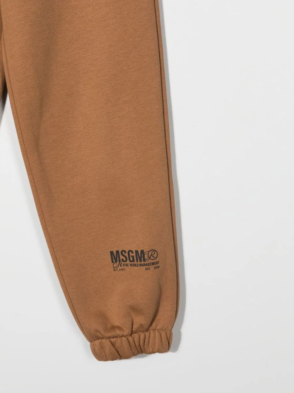  Msgm Kids Jogginghose Mit Elastischem Bund   Braun 