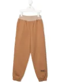 MSGM Kids elasticated track pants - Brown