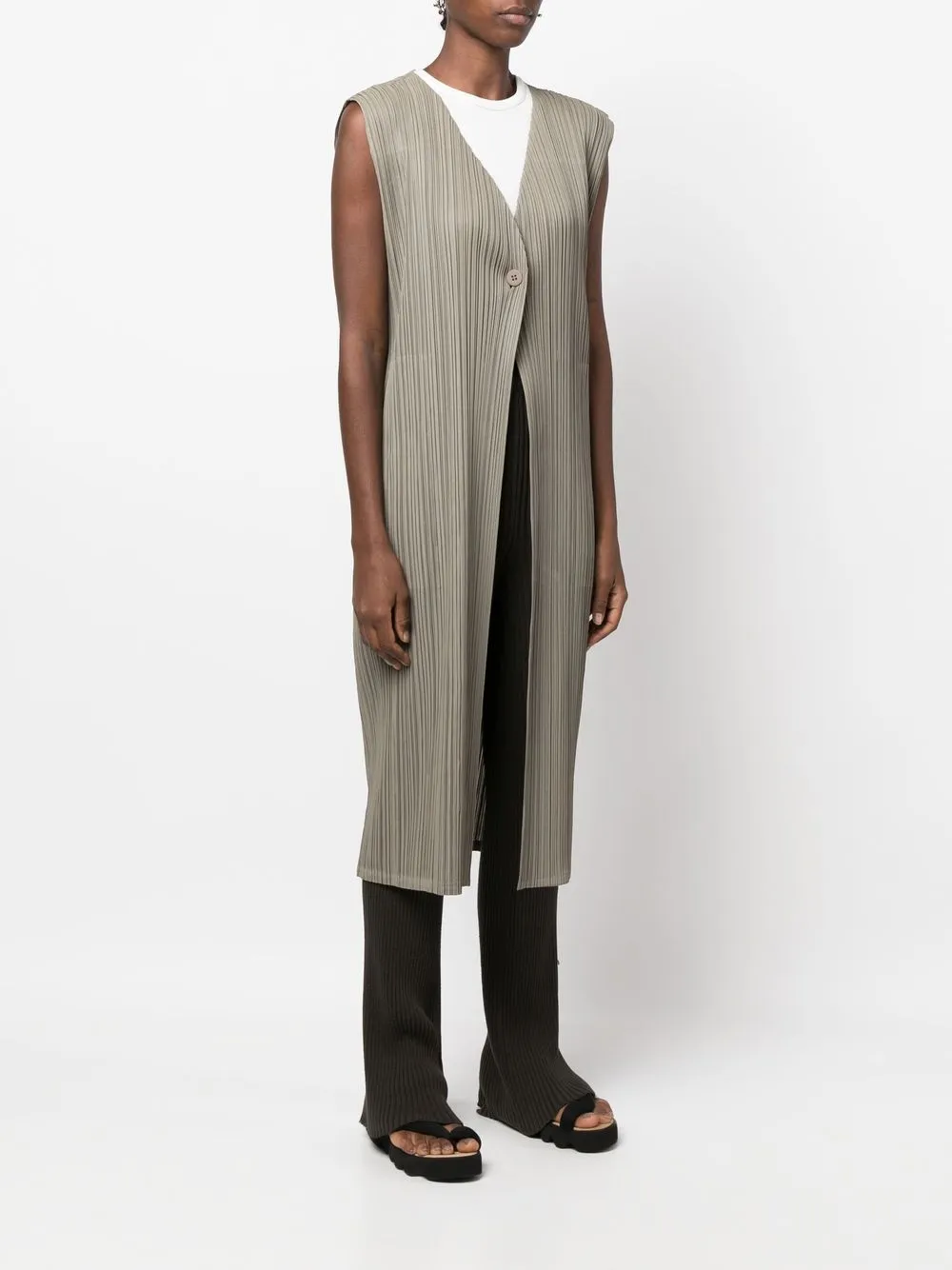 Pleats Please Issey Miyake プリーツ シングルコート - Farfetch