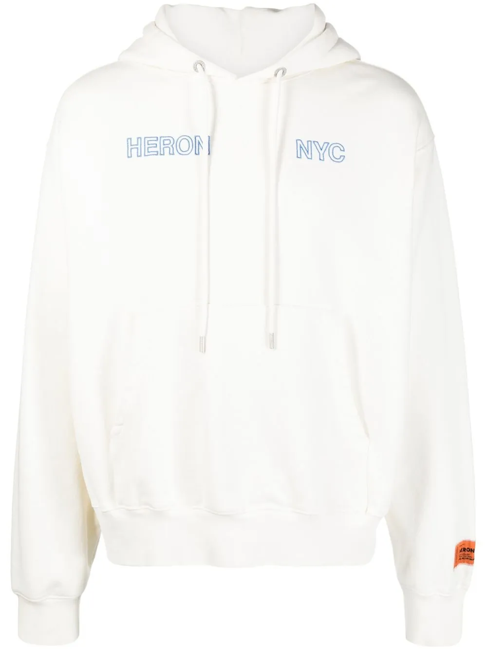 

Heron Preston Off Road logo-embroidered hoodie - White