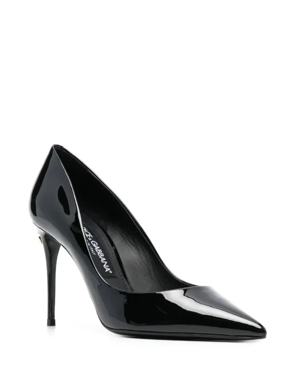 ◆春パンプス◆【Dolce&Gabbana】Cardinale 90 レザーパンプス Dolce & Gabbana Cardinale 90mm エナメルレザー パンプス