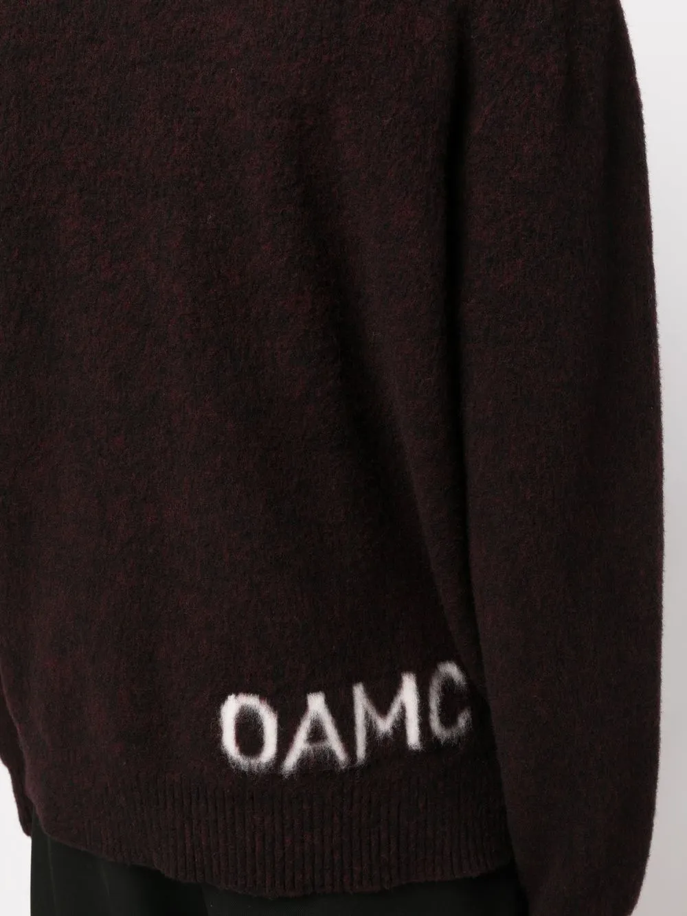 OAMC logo-knit roll-neck Jumper - Farfetch