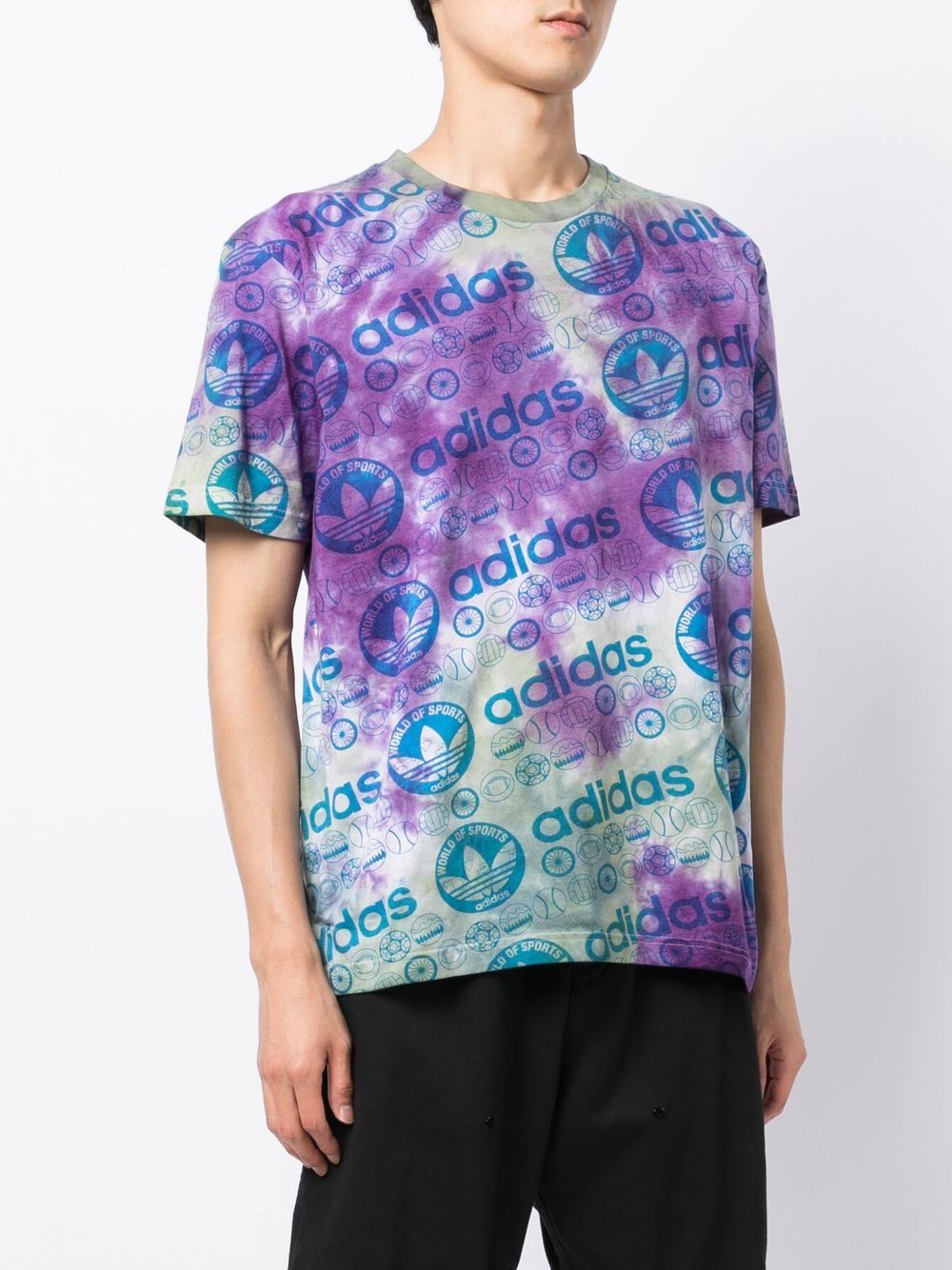 adidas purple tie dye shirt